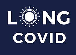 Long COVID logo with Coronavirus icon