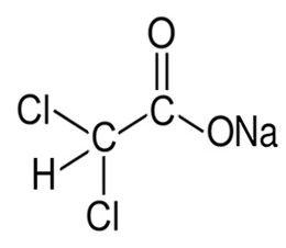 Molecule of DCA (Sodium dichloroacetate)