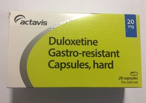 Box of duloxetine